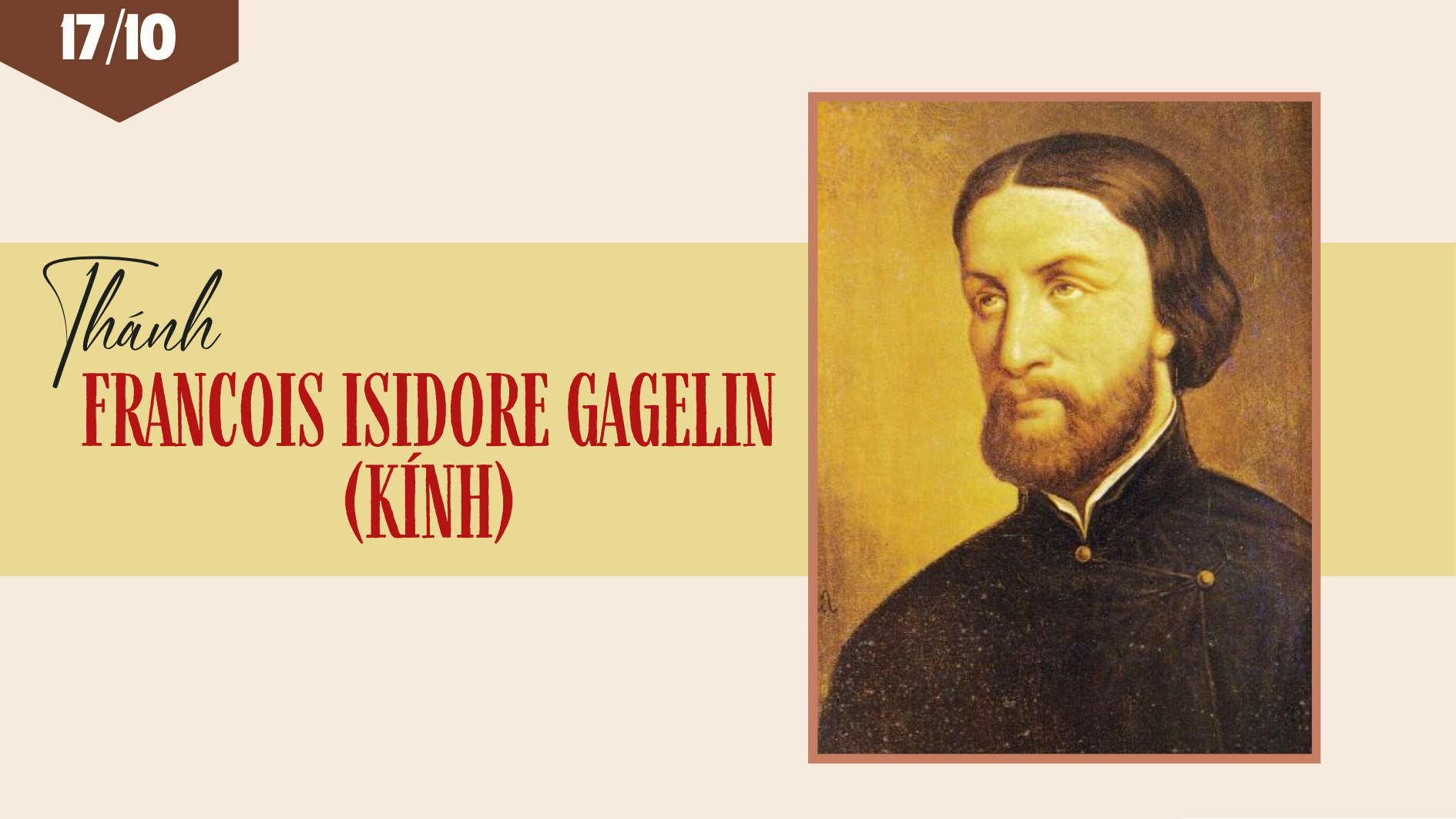 Ngày 17/10 - Thánh Phanxicô Kính